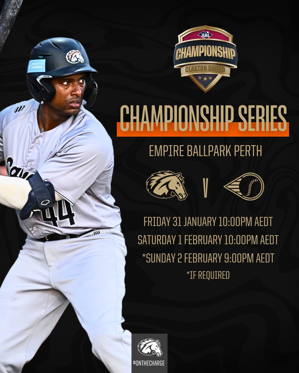 Championship baseball - THIS WEEKEND! 👊
📷 Games broadcast on Baseball+ plus.baseball.com.au
📷 tickets: heathub.perthheat.com.au/products/ticke…