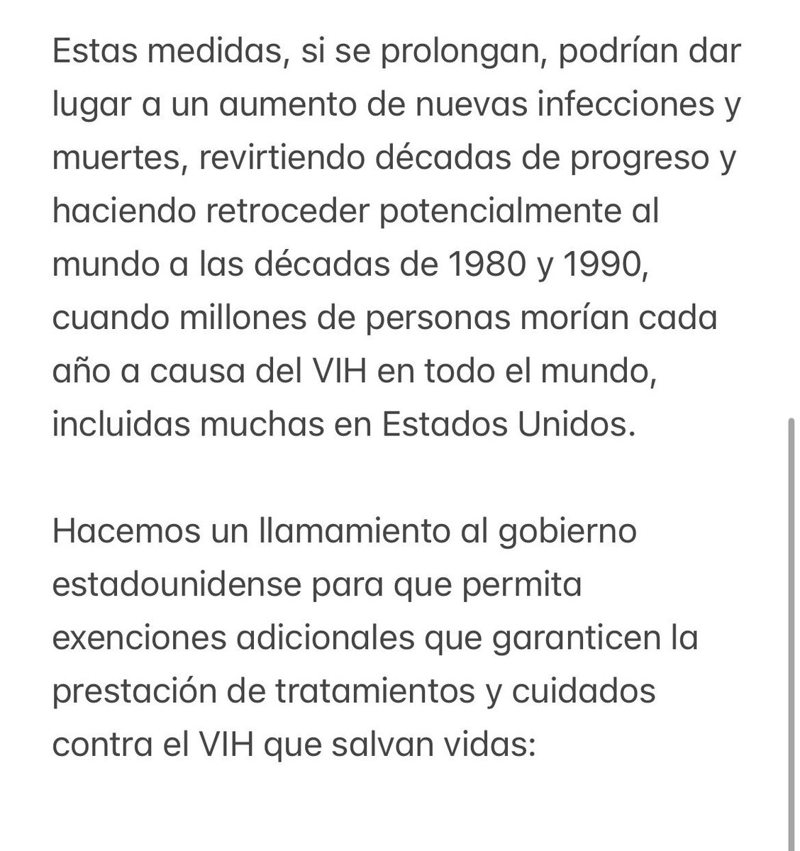 MPositivxs's tweet photo. Donald Trump frenará el suministro de medicamentos contra el VIH, malaria y tuberculosis, y suministros médicos en países apoyados por USAID https://t.co/qAsQbIGM3B