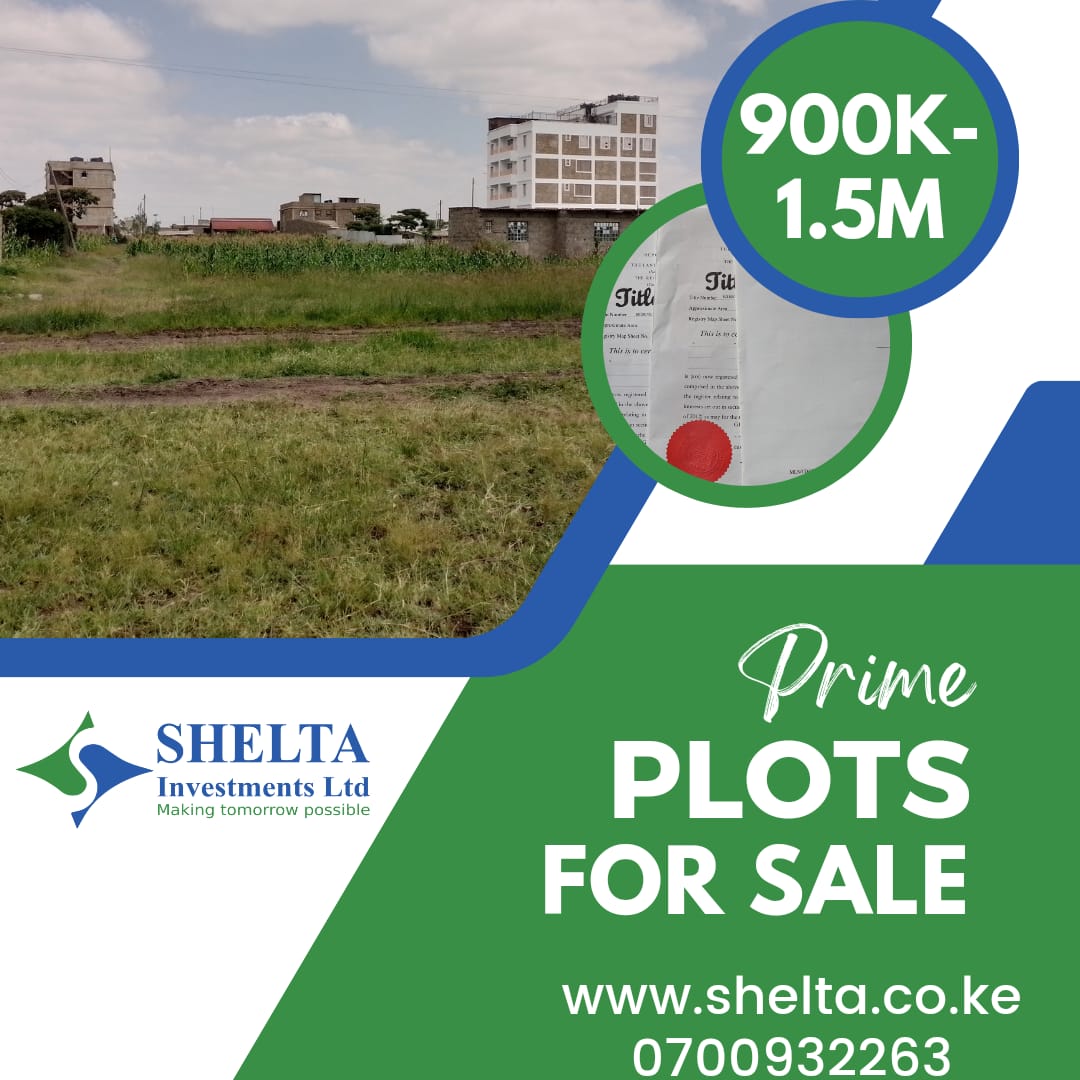 sheltaltd's tweet photo. 🏡 Affordable Plots for Sale! 🌿🏞��

Looking for prime land? We’ve got you covered! Own a plot from as low as Ksh 900K to 1.5M in prime locations. Secure your investment today! 📍🏠

📞 Call/WhatsApp: 0700932263
🌐 Visit: https://t.co/6deLn4bkHZ
#PlotsForSale #LandInvestment. https://t.co/cxStmmBEHT