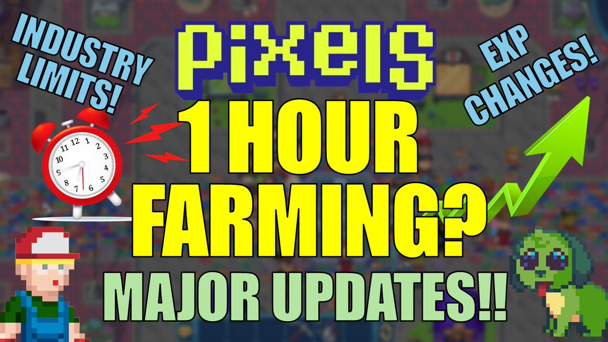surgeweb3's tweet image. NEW VIDEO: 1 HOUR FARMING? PIXELS MAJOR UPDATES!

Link in the comments 

#pixels #pixelsnft #pixelsupdate #pixelscreator @pixels_online
