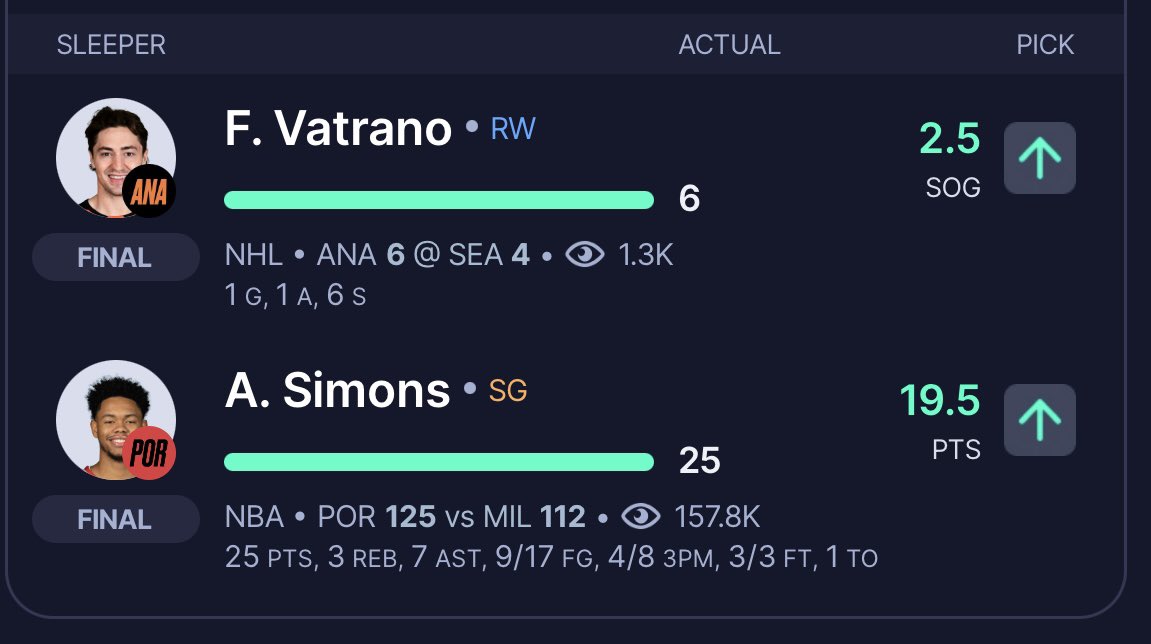 NotADocBets's tweet image. Sleeper 2-pick ✅💰 

#DocsLocks #NBA #NHL #SleeperPicks #BettingTwitter #BettingX #sportsbets