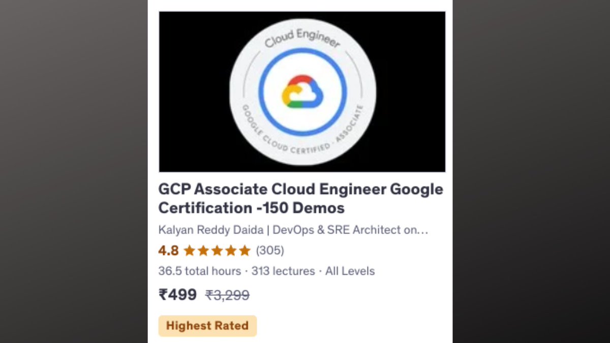 stacksimplify's tweet image. 🔗 Enroll now and elevate your skills:
👉 links.stacksimplify.com/gcp-associate-…
#DevOps #Kubernetes #Docker #Terraform #Azure