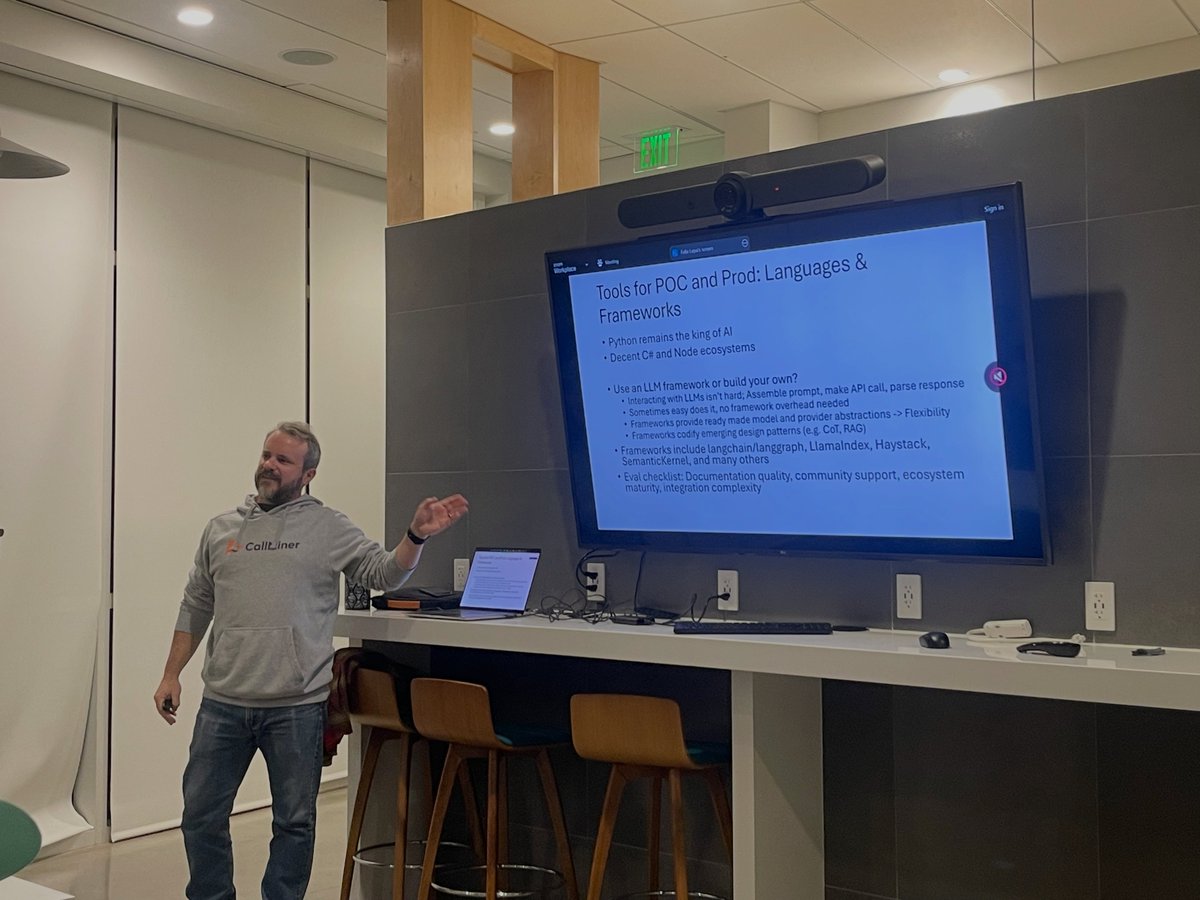 SWFLCoders's tweet image. Thanks to everyone who joined our January event! 
We had a great turn out. 👩🏻‍💻✨👨🏻‍💻

A huge shoutout to Felix Lepa for his fantastic talk, leaving us all with valuable insights to take back to our own projects. Thank you Felix!

#GenAI #AITalks #Meetup #swfl