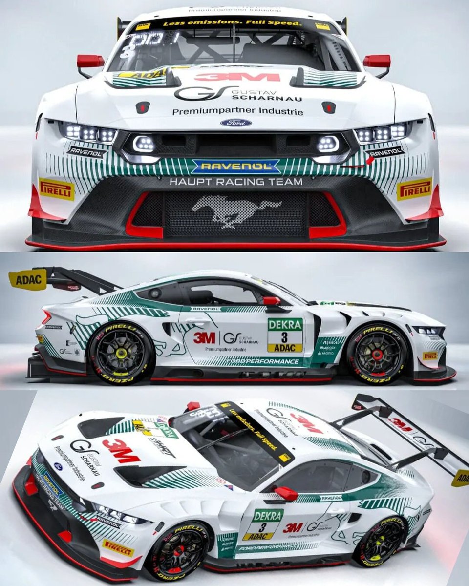 TheWorldofGT3's tweet image. 🚨American Muscle to GT Masters🚨

The new HRT/SCHARNAU/3M matchup will allow us to enjoy the sounds of an American V8 in the ADAC GT Masters! Haupt Racing Team will field the Ford Mustang GT3 example in the livery shown below⬇️

📸: Haupt Racing Team 
#ADACGTMasters #ADAC
