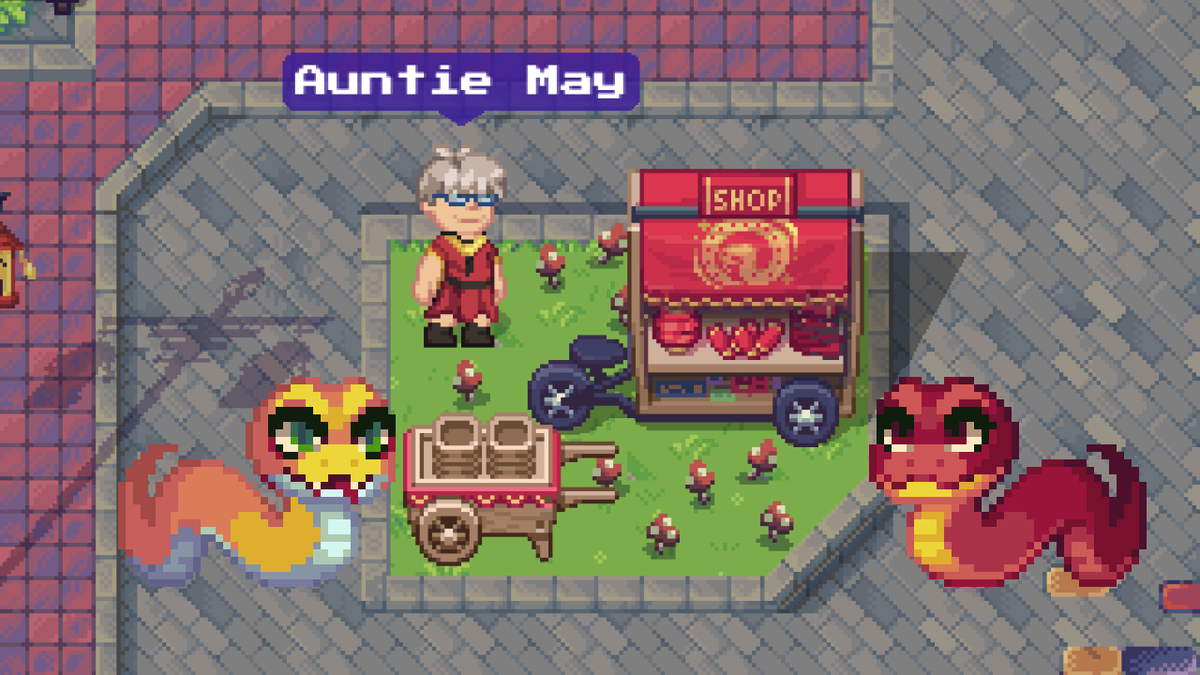 🐍 Slither into the Year of the Snake! 🐍

Celebrate the Lunar New Year by visiting Auntie May daily, steaming dumplings and collecting envelopes filled with surprises:
✨ Lunar Snake Pets
🌟 Lunar Snake Sculpture Boosters
✨ Exclusive costumes, cosmetics &amp; more!