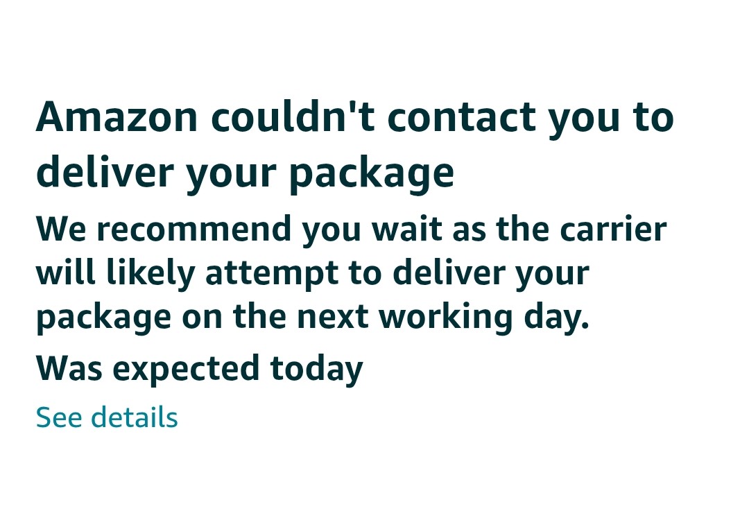 waingi's tweet photo. @amazonIN has just found a way to lie to customers when they cant keep their delivery promise! First of all why do you need to contact me? Secondly i did not receive any missed phone call or message asking for the address. Why cant you give me
the contact of this carrier? #Amazon https://t.co/yE1IX5BEOq