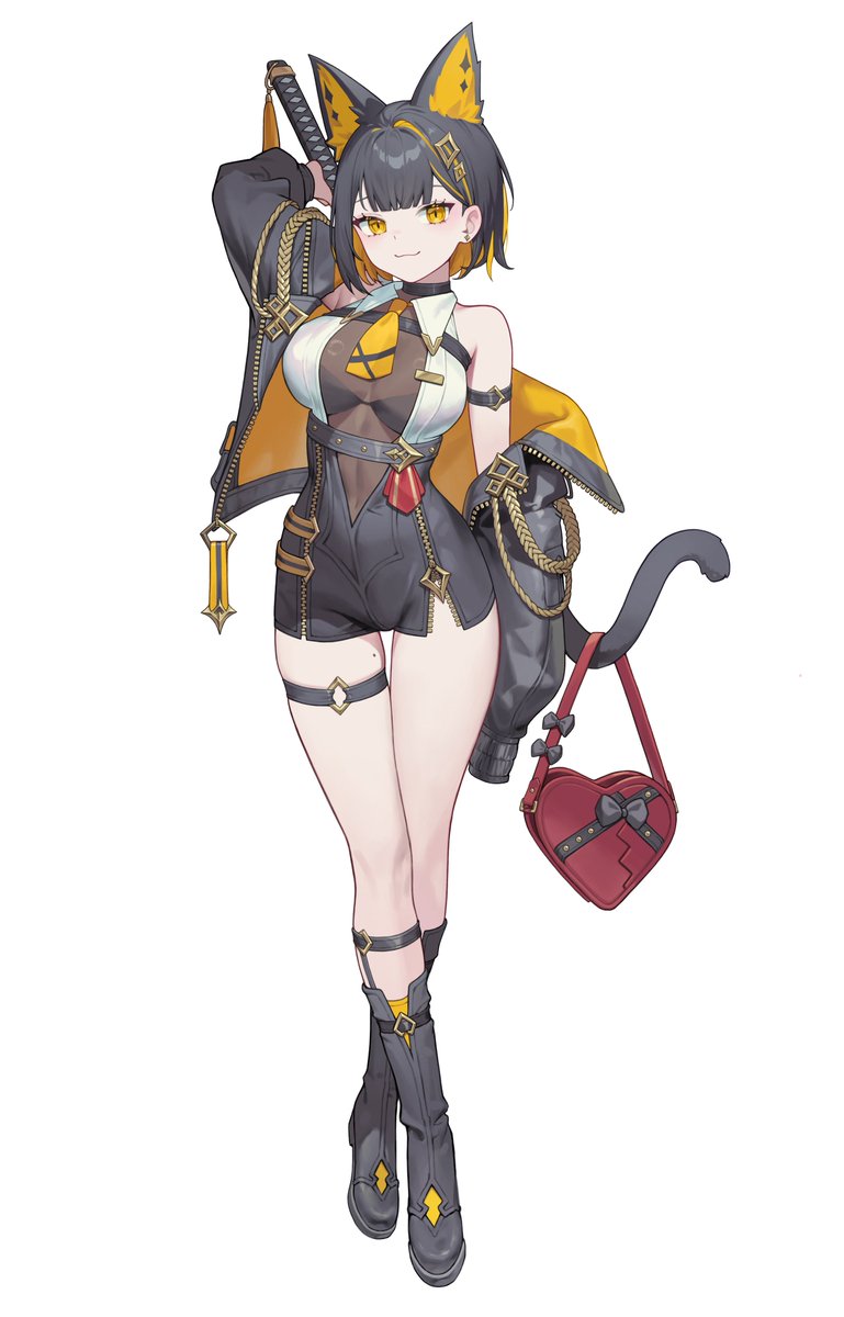 INA_seo's tweet image. 🐈‍⬛✨ #characterdesign #digital2d #oc