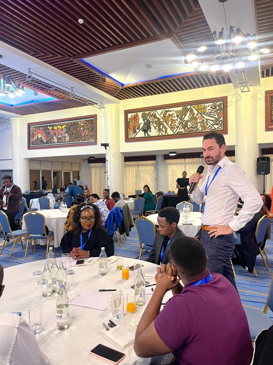 AiKenya1's tweet photo. Before we dive into the main presentations, a couple of our attendees are introducing themselves and sharing their backgrounds. It's a great opportunity to connect and learn about the diverse expertise in the room. Let’s hear from everyone! #AKBS #AiKENYA #AIKenyaBreakfastSummit https://t.co/JKP5FY8mdz