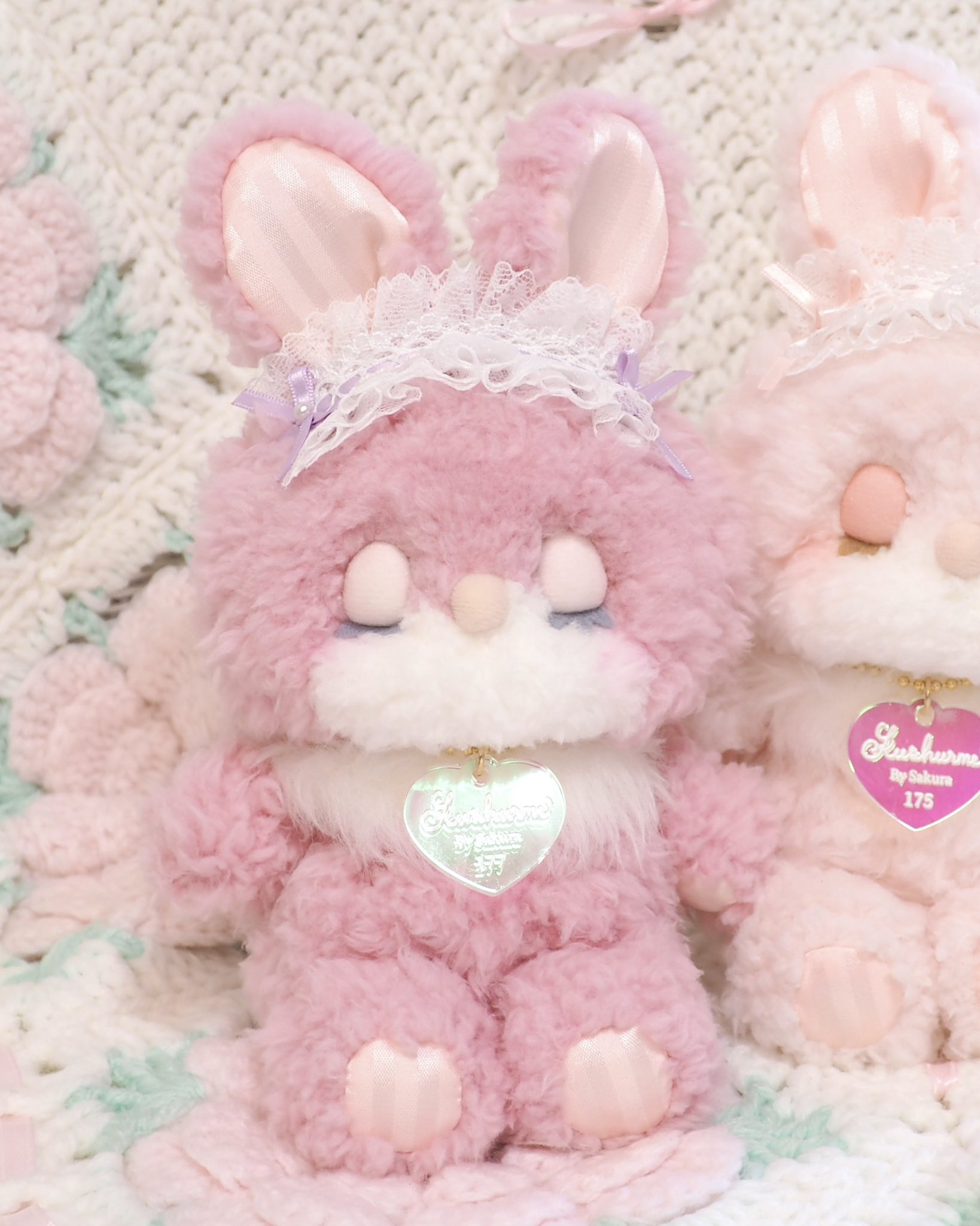 Kushurme Sakura ぬいぐるみ Kushurme Sakura うさぎ ぬいぐるみ くしゅるむ ハンドメイド