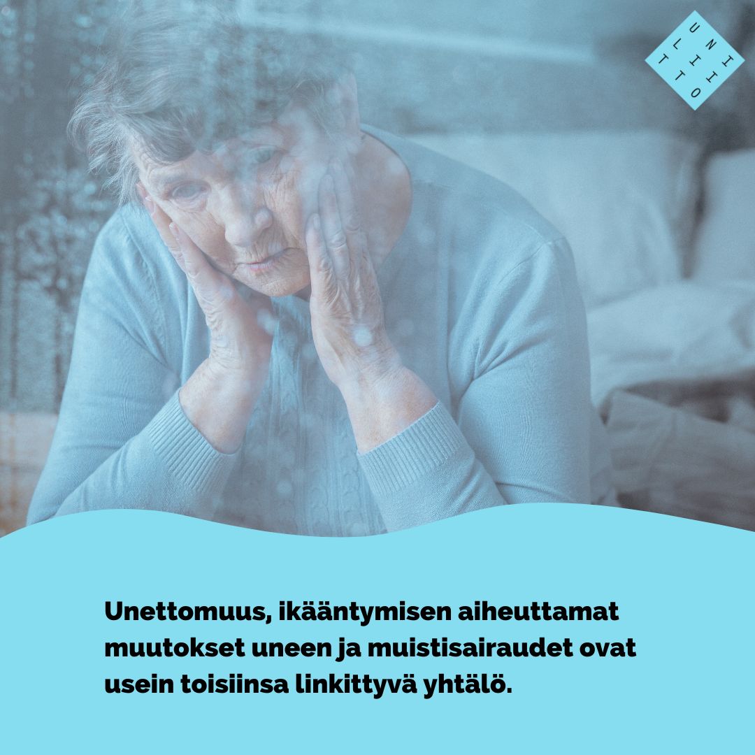 "Unettomuutta ja muita unihäiriöitä liittyy lähes kaikkiin muistisairauksiin. Ikääntymisestä johtuvilla vuorokausirytmin muutoksilla, laitosolosuhteilla ja lääkehaitoilla on myös omat vaikutuksensa”, dosentti Juha Puustinen, Satasairaalasta tiivistää. uniliitto.fi/2025/01/14/une…