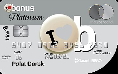 - Kullandığınız Kredi Kartından Memnun Musunuz?  -

- Ben Garanti Bankasının bonus platinum kredi kartını kullanıyorum her ne kadar eskisi gibi #bonus puan vermese de genel olarak kampanyalarından memnunum. 

Aidatlı bir kart olmasına rağmen müşteri hizmetlerini arayınca iptal