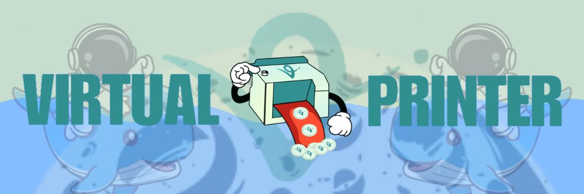 printer_virtual's tweet image. As long as there is $VIRTUAL you can print $VIRTUAL with Virtual Printer  

Doesn&apos;t matter if it goes up or down, you bank in

0x9A74a3e9CdeA9cbEB6d4C52C3EE53dcd15B4eC4C