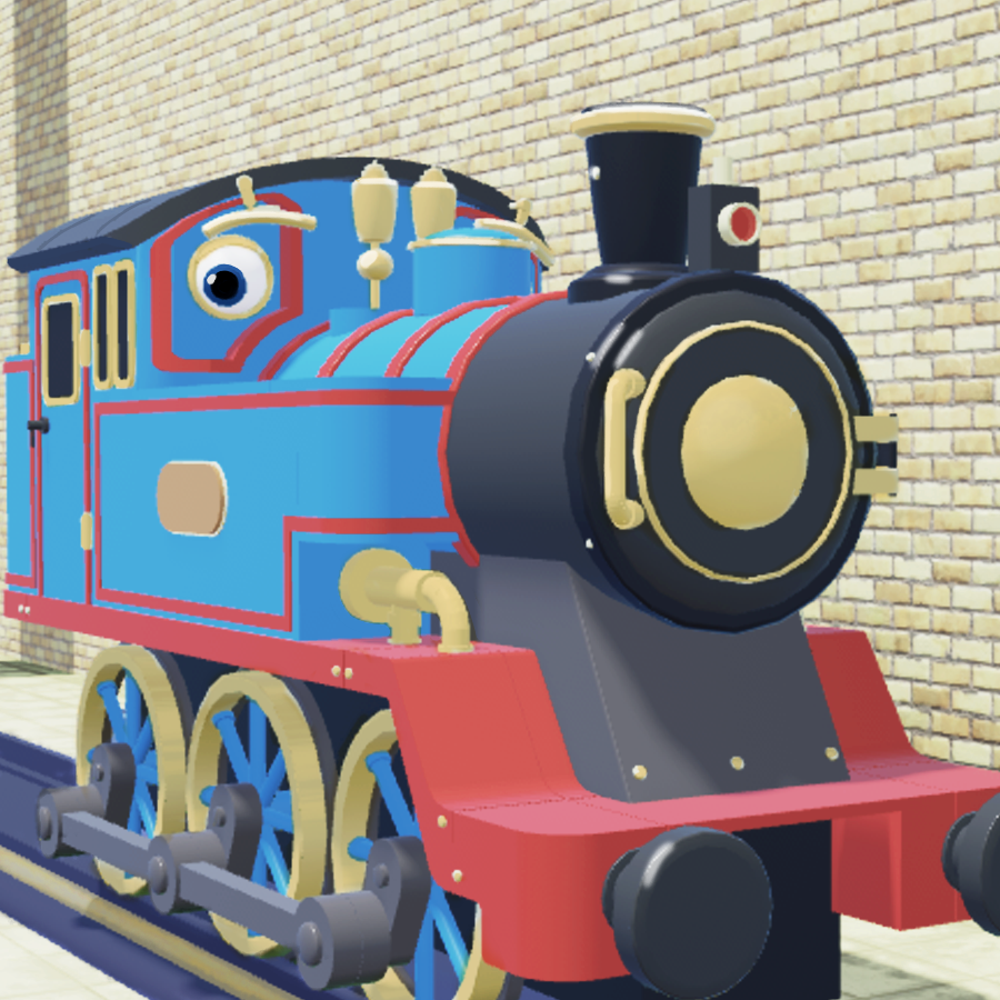 WaksWorld's tweet photo. Thomas if he was traintastic in Chuggington https://t.co/i56g248KiV