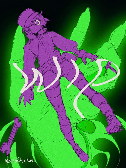 💚💜
#awariafanart 