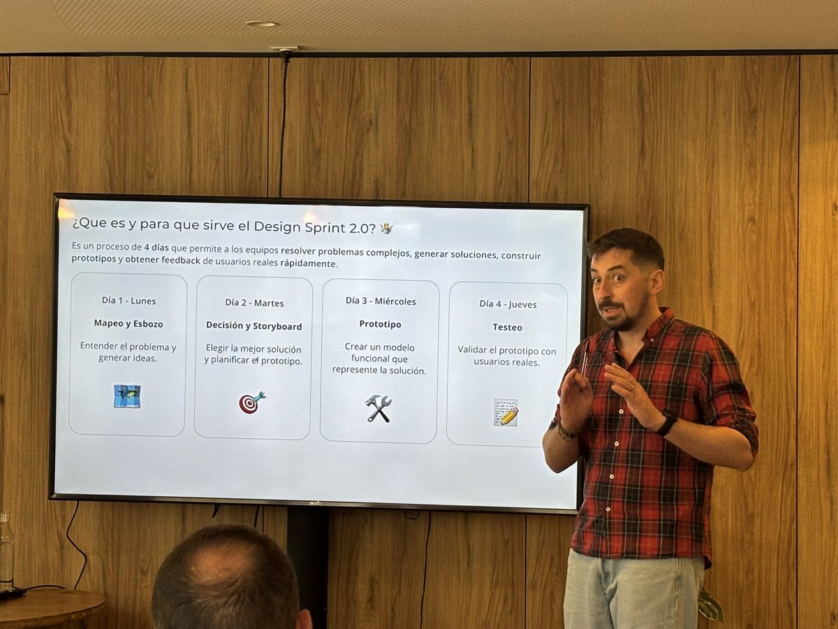 🔝 Ahir vàrem celebrar l’Actinn&amp;Talks sobre “Com innovar i testar noves idees amb Sprint Design 2.0” amb Samuel Pimienta, de <a href="/sinzerad/">sinzerad</a>