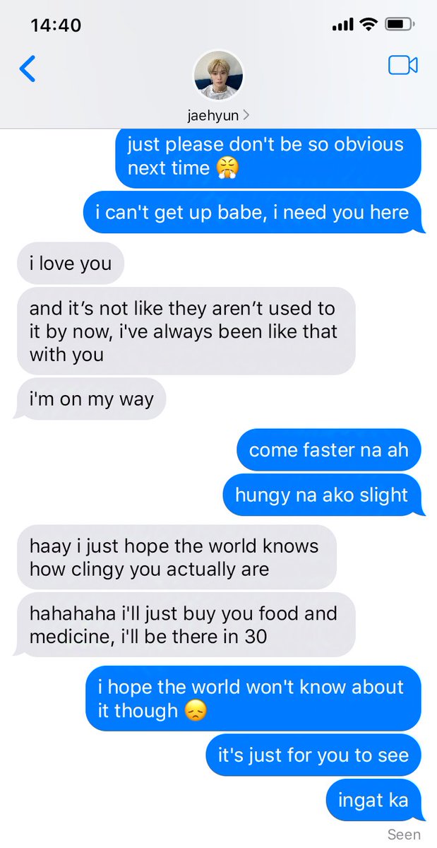 just #jaewoo and their after filming conversations