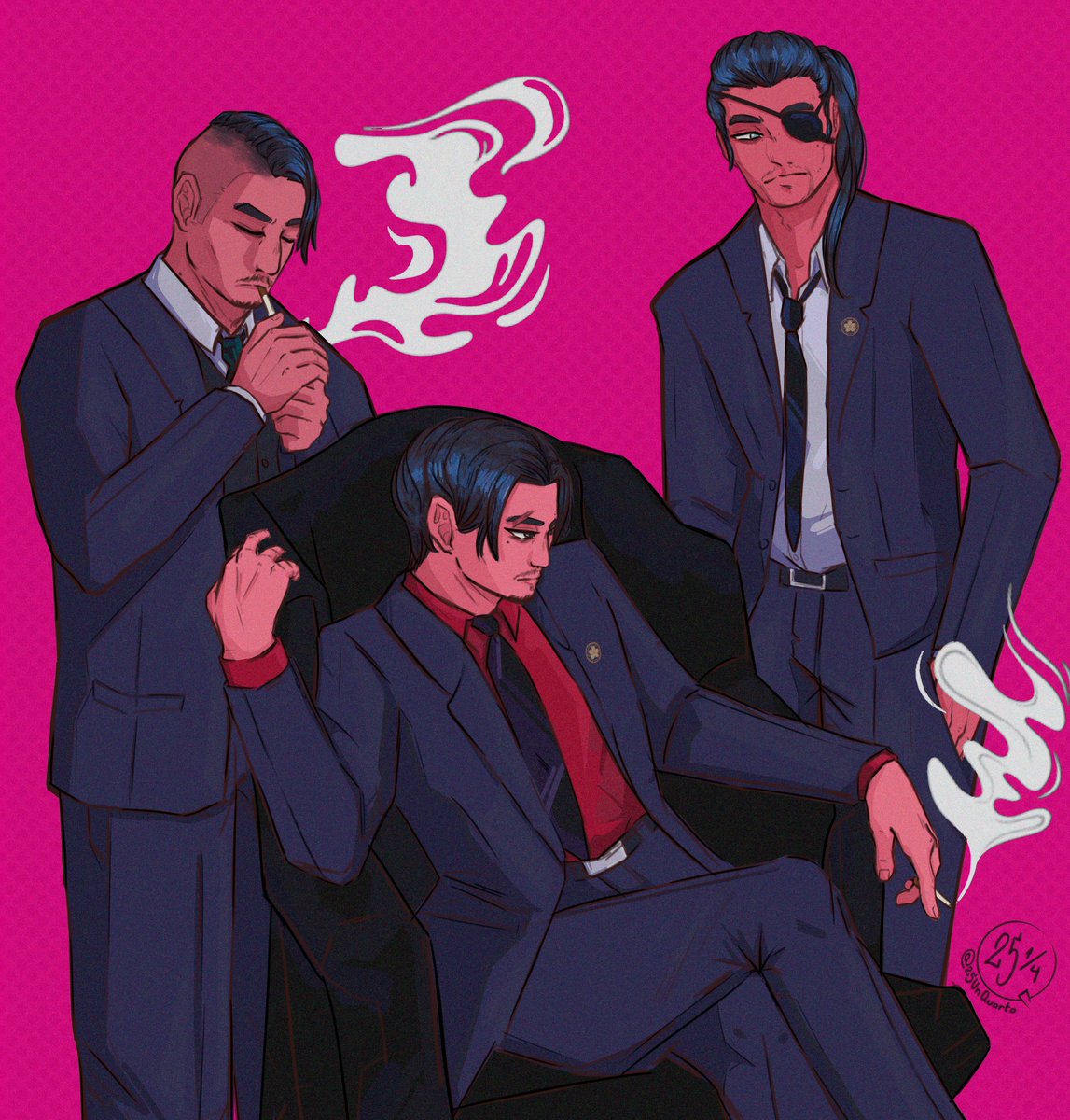 25UnQuarto's tweet photo. 🌸¿Quién pidió a los yakuza,a los hermanos Kamata?🌸

Mano derecha Kenjiro | Jefe Lian | Mano izquierda Haruka https://t.co/exji7fQadU