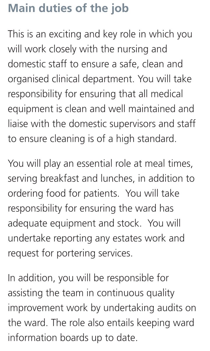 ☆Housekeeper Vacancy☆
Full Time - 37.5 hours per week
Monday to Friday 07.30 to 15.30 

Closing date 6th February 2025. 

(Main duties within the photos)
