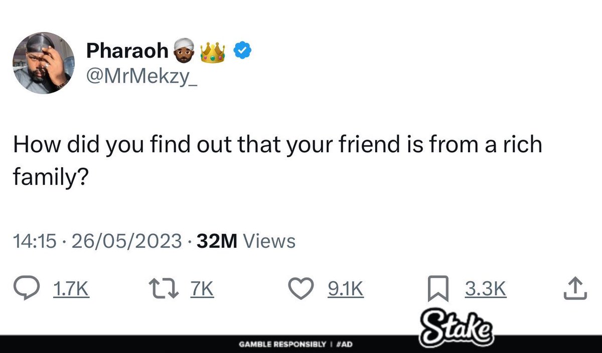 ThePadrepr's tweet photo. “How did you find out your friend is from a rich family?” 😂😭

- Thread 📨 https://t.co/eSB0cRSxUQ