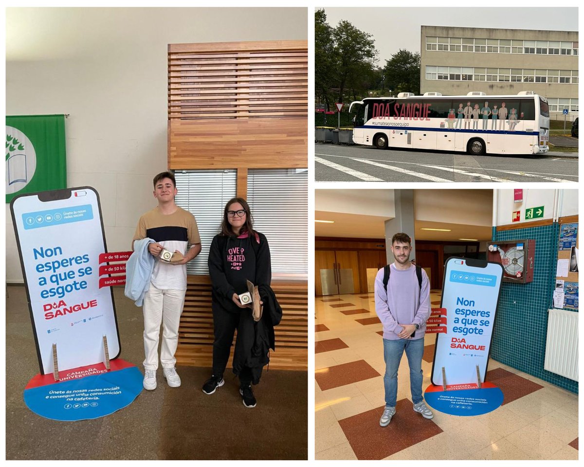 UDC_gal's tweet image. A UDC contribúe a superar o reto de 10.000 doazóns de Sangue polo Día das Universidades Saudables! 🎉
A #REUPS acaba de comunicar cifra de doazóns efectivas nesta edición, 17.936 nas 32 universidades participantes, podendo salvar máis de 53.500 vidas.
✅ Reto Superado!👏