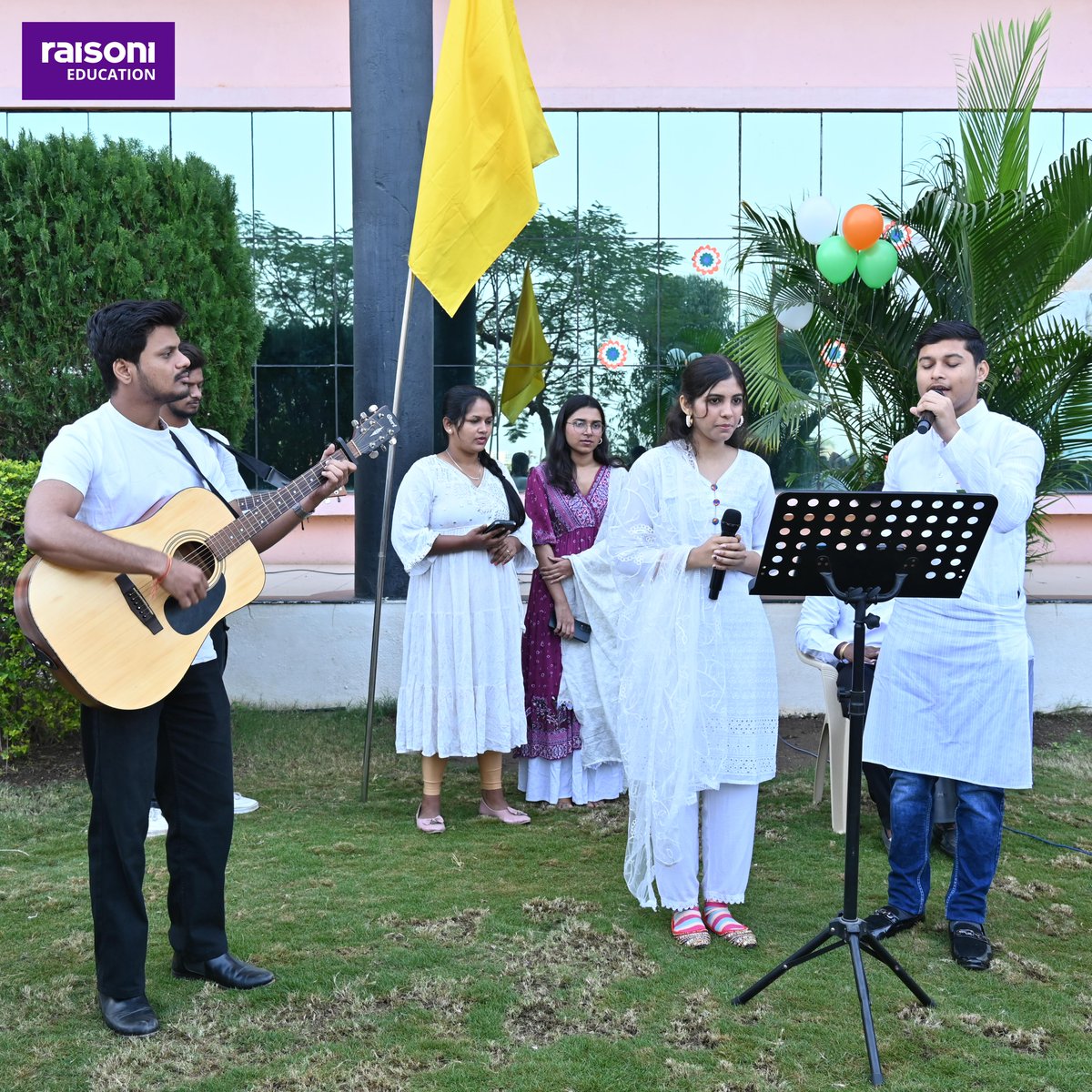 raisoniworld's tweet photo. GHRCEM, Jalgaon celebrates the spirit of patriotism and unity this Republic Day! A proud moment to honor our nation’s journey and values that unite us all.

#RaisoniEducation #AVisionBeyond #Empowerment #CommunityGrowth #ProudlyRaisonian #ghrcemjalgaon #republicday #celebration https://t.co/tRy0TlTgeb