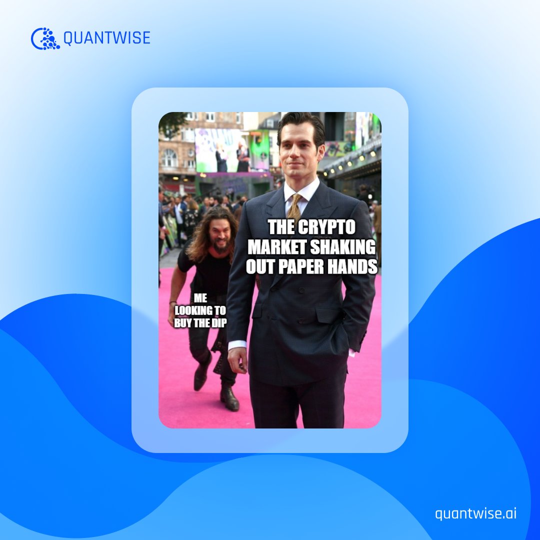 quantwiseai's tweet image. NFA: If you believe in a crypto or a project, you always buy the dip, right?😉 But always make sure to DYOR first!🔍 #BuytheDip #Crypto #Trading #QuantWise