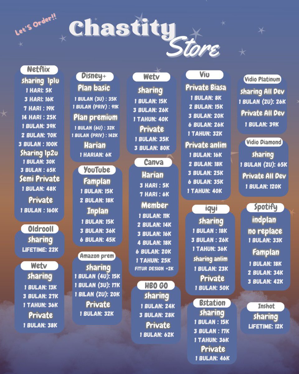 ayayaaa21_'s tweet photo. WTS WTB JUAL APP PREM MURAH,BERGARANSI   

📞 https://t.co/Af9GvOGXrr  

NETFLIX,VIDIO,VIU,DISNEY,BSATION,WETV IQYI,AMAZON,HBO GO,APPMUSIC DAN DLL #zonauang #zonajajan #zonaba https://t.co/Yp3bzUb8kB