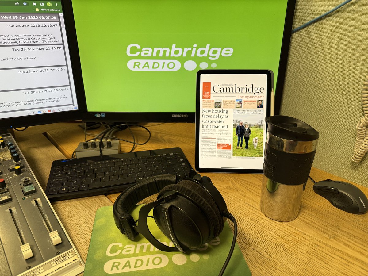 Julian Clover (@julianclover) on Twitter photo Good Morning! And this morning the Chancellor wants to double the output of Silicon Fen; a loss for the U’s. Top Tunes and the Inch. <a href="/CambridgeRadio/">Cambridge Radio</a> from 7. Good Morning! And this morning the Chancellor wants to double the output of Silicon Fen; a loss for the U’s. Top Tunes and the Inch. <a href="/CambridgeRadio/">Cambridge Radio</a> from 7.