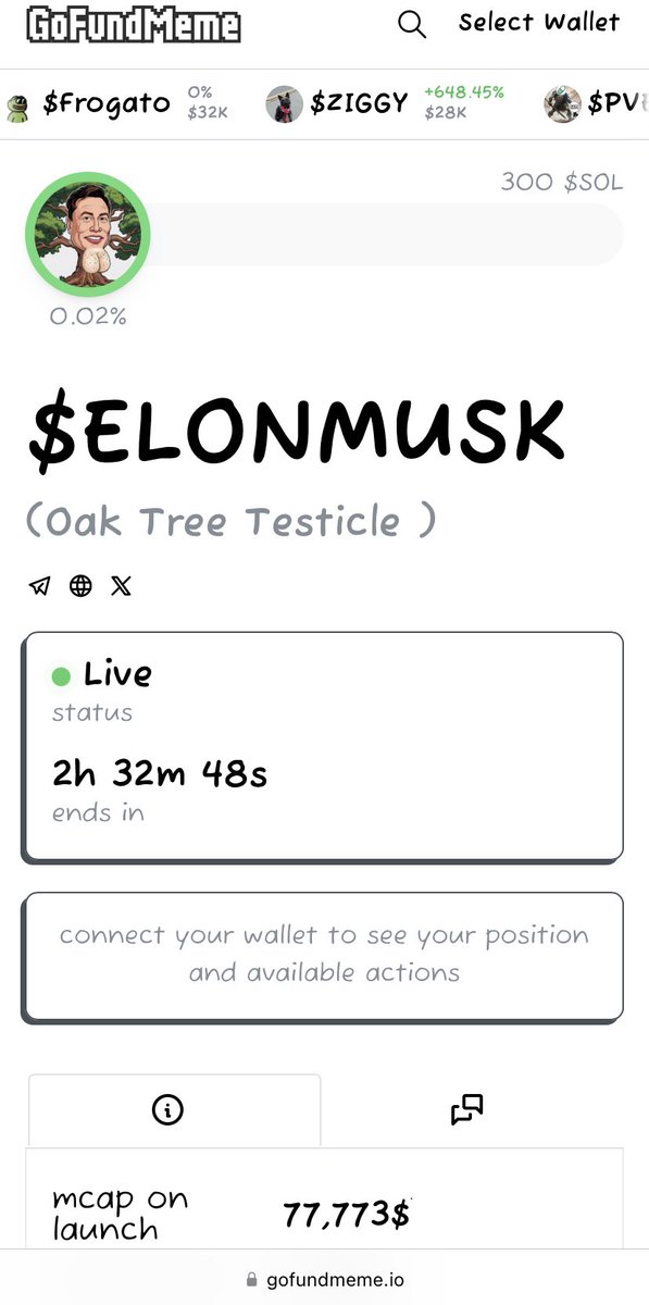 oaktreetesticle's tweet photo. Presale Live! 🚨 on @GoFundMemes for Oak Tree Testicle 🌳 🥜 $ELONMUSK
#solana #memecoins #elon #musk #oak #tree #testicle #doge #cryptonews #presale #giveaways 
@elonmusk @ElonMuskAOC @AutismCapital @cb_doge @DOGE https://t.co/6n1ztaIouB