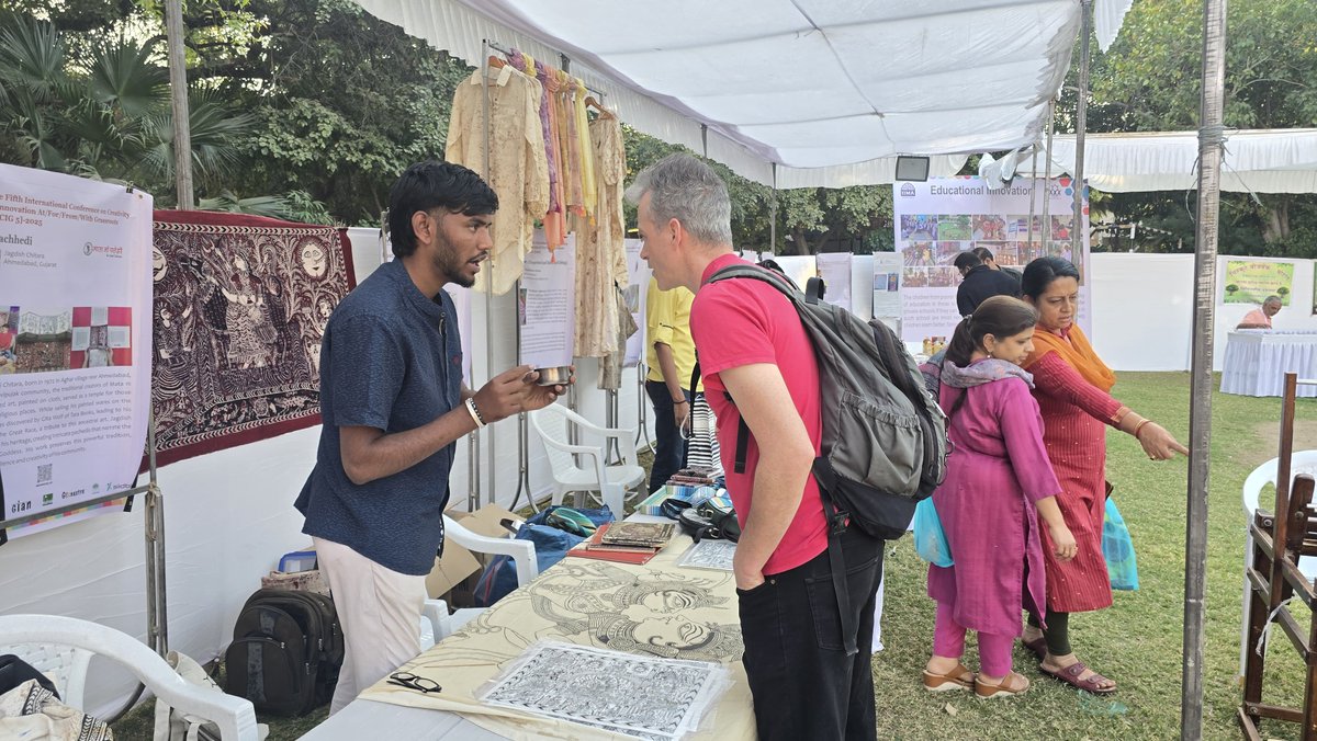 IIM Ahmedabad (@iimahmedabad) on Twitter photo Co-organised by the <a href="/honeybeenetwork/">Honey Bee Network</a> and #IIMA’s Centre for Management in Agriculture (CMA), the event saw presence of over 200 participants from 20 countries. An exhibition has also been set up to highlight groundbreaking innovations across various themes.
#GrassrootsDevelopment Co-organised by the <a href="/honeybeenetwork/">Honey Bee Network</a> and #IIMA’s Centre for Management in Agriculture (CMA), the event saw presence of over 200 participants from 20 countries. An exhibition has also been set up to highlight groundbreaking innovations across various themes.
#GrassrootsDevelopment