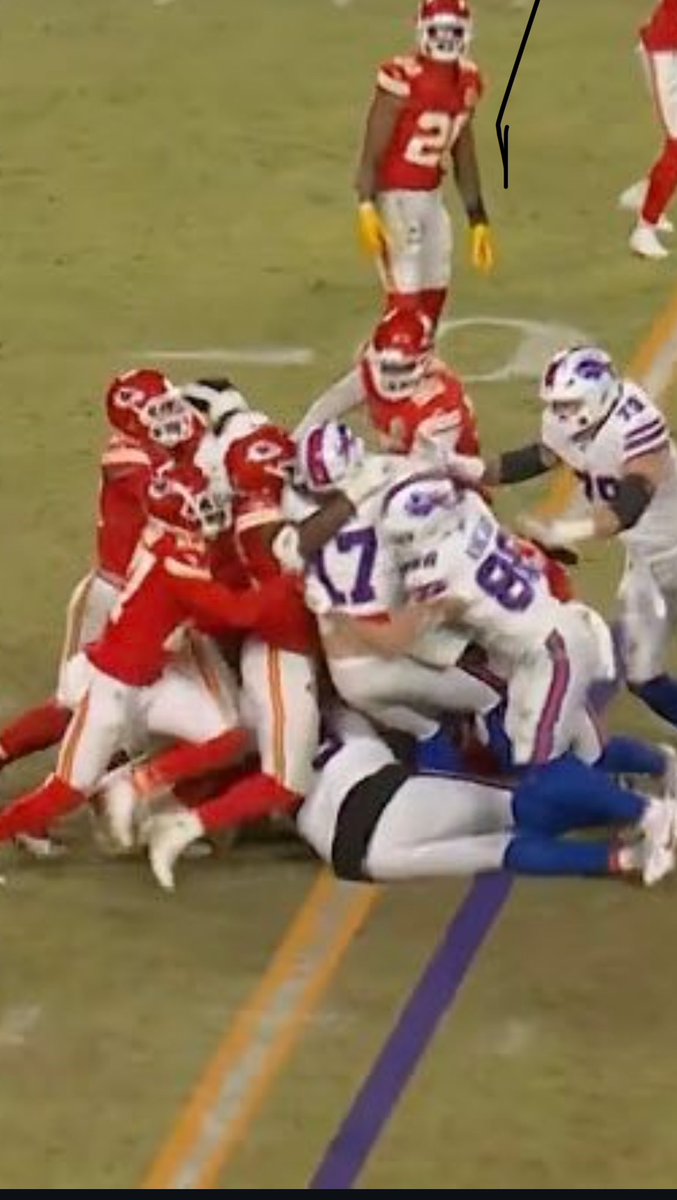 Tj17700125's tweet photo. Whats happening? lemme tell you 6foot 6 josh allen being 0-4 on tushpushes all  game #jamesharden
 cya in nola #NFL https://t.co/tC6EaohyGI