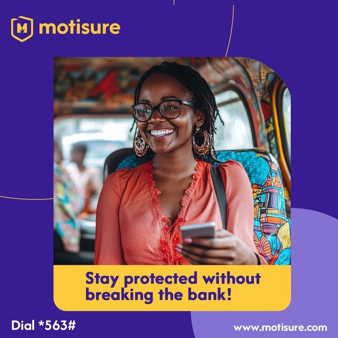 MotiSure's tweet photo. Stay covered on the go! Get personal accident insurance from just KES 15 with MotiSure. Why risk it? #SafiriSure-it! 🚀 Dial *563# to sign up!.#motisure#travel#travelsafe#KaziInaonekana#ProgressYouCanSee#EconomicChartersReview https://t.co/vURpWm7U6i