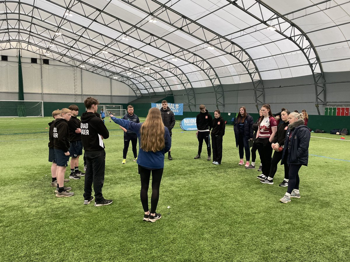 TWSSP's tweet image. This week we launched T1 @EnglandRugby @EngRugT1Rugby with 6 local secondary schools at a Year 7 Girls’ event @TelfColl_Sport. 

The #T1RugbySeries was planned and delivered by our amazing Rugby Young Ambassadors.
@YouthSportTrust