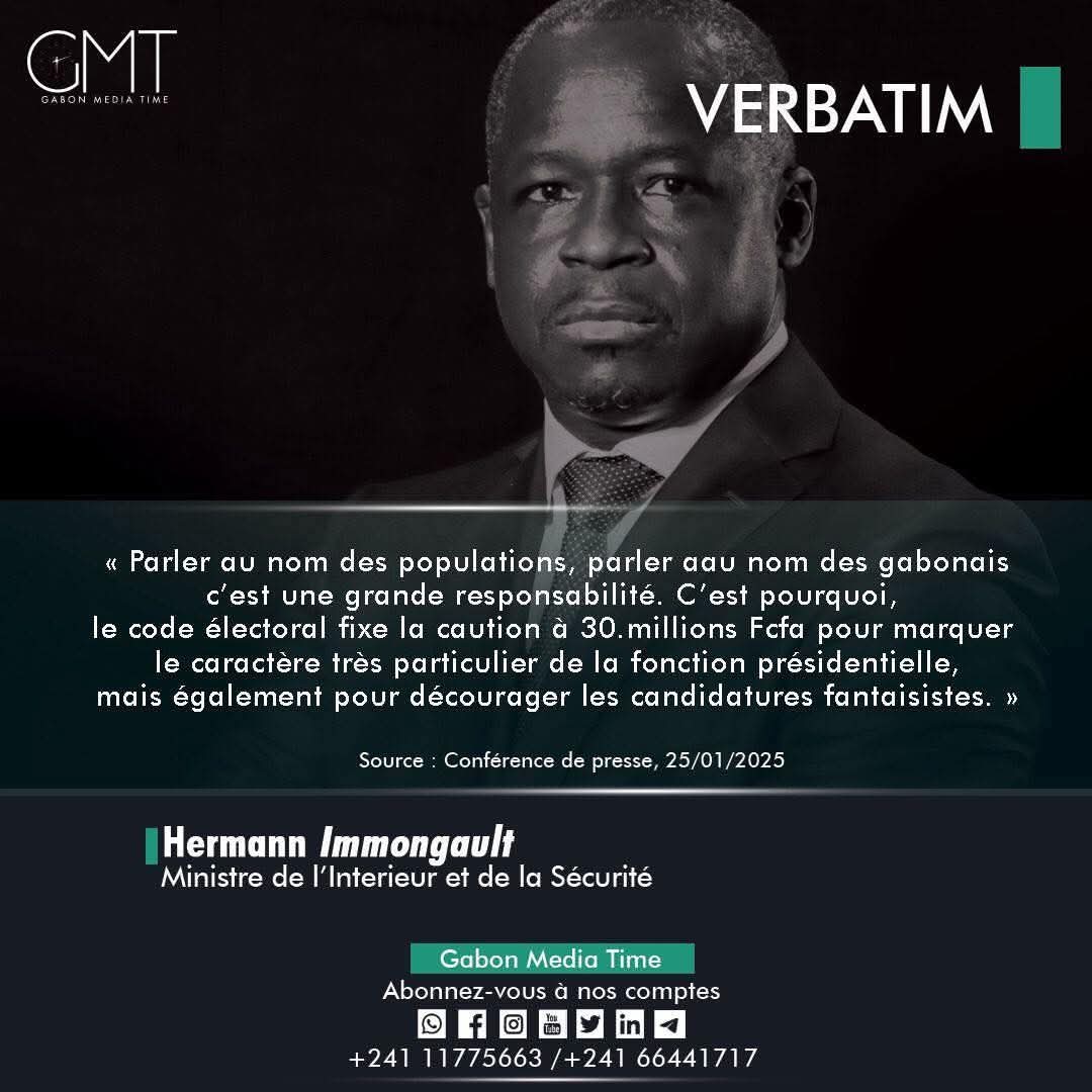 LPJGabonais's tweet image. Présidentielle 🇬🇦 | Caution fixée à 30millions
#Codeelectoral #Gabon #LPJG #Verbatim #GMT