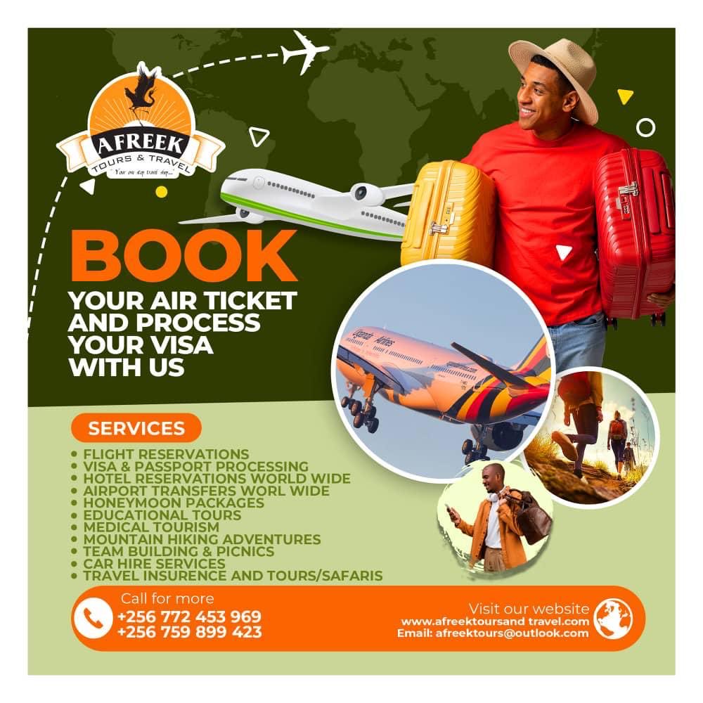 Afreek Tours and Travel (@afreekt) on Twitter photo Mutuguleeko, Maali ntono 🫣🫣
Contact us for all your travel needs:
WhatsApp: +256772453969
Email: afreektours@outlook.com
Website: afreektoursandtravel.com
#travel #luxurytravel #Vacation #Ugandatravel #Holidays Mutuguleeko, Maali ntono 🫣🫣
Contact us for all your travel needs:
WhatsApp: +256772453969
Email: afreektours@outlook.com
Website: afreektoursandtravel.com
#travel #luxurytravel #Vacation #Ugandatravel #Holidays