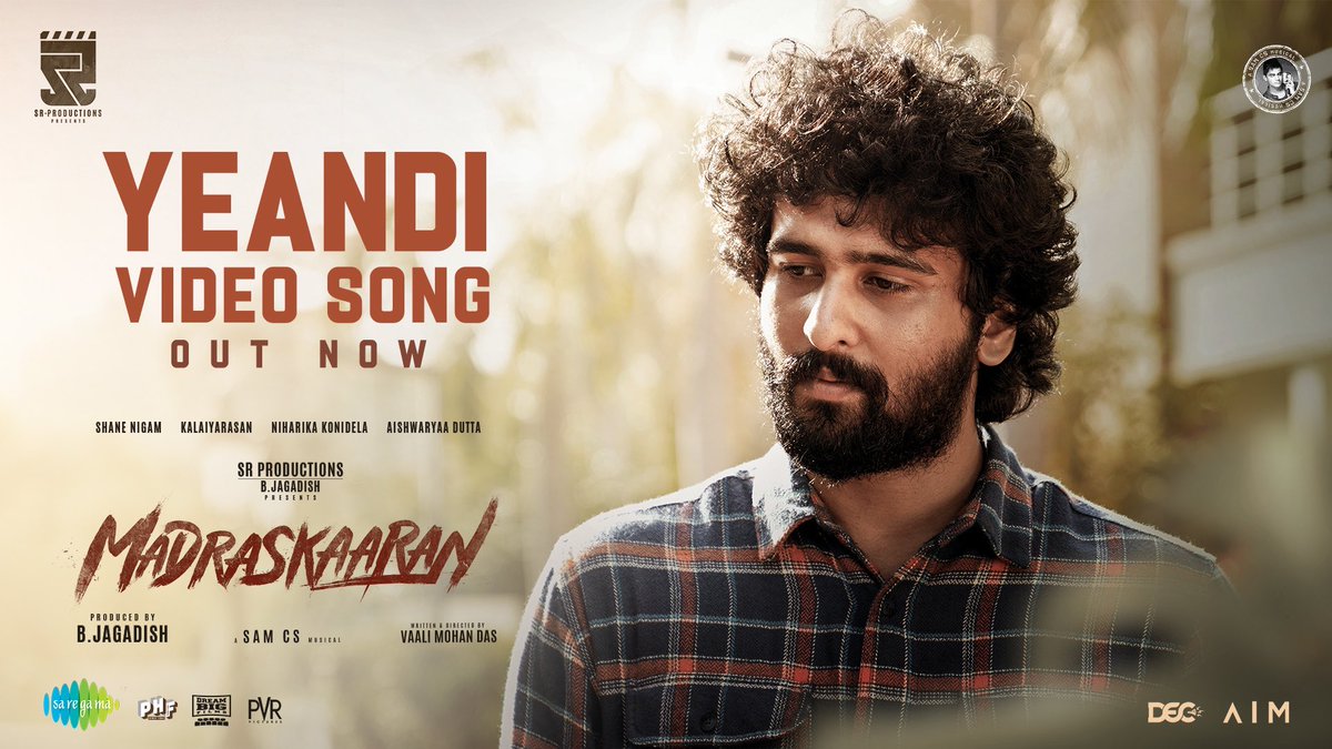 KollywoodCinima's tweet photo. Feel The Lingering Heart of Pain! 
#Yeandi Video Song From #Madraskaaran is Out Now!
https://t.co/icTqZbNaEf

Produced by:@SR_PRO_OFFL

A @SamCSmusic Musical 
Directed by : @vaali_mohandas

@IamNiharikaK @Aishwaryadutta6
#Karunas  #actor_sharan @decoffl https://t.co/pySQZVxMUA