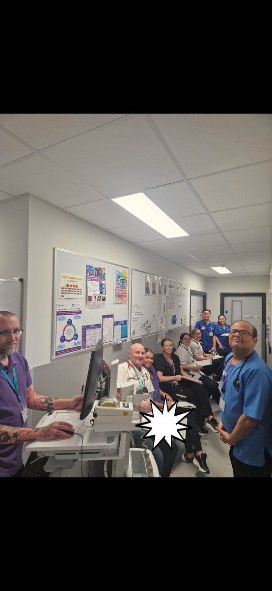 Collaborative Multidisciplinary Team working in full swing 🌟 putting our patients front and centre of what we do to achiveve the best possible outcomes, had to take a moment just to appreciate how lucky we are ❤️ #TeamA7 #COE #MDT  <a href="/NatashaMcculla1/">Natasha McGlinchey</a> <a href="/millarwilson/">audrey harris</a> <a href="/NHSCTrust/">Northern Trust</a>