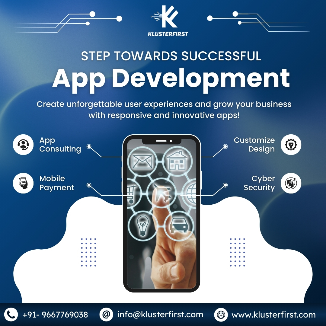 KlusterFirst's tweet photo. Need an app that wows your users and skyrockets your business? KlusterFirst has sleek designs to rock-solid security, we build apps that work smarter, not harder—just like you.

🌐 Visit us: https://t.co/p1wj6ophBt

#AppDevelopment #TechSolutions #DigitalTransformation https://t.co/gD59LLmcxn