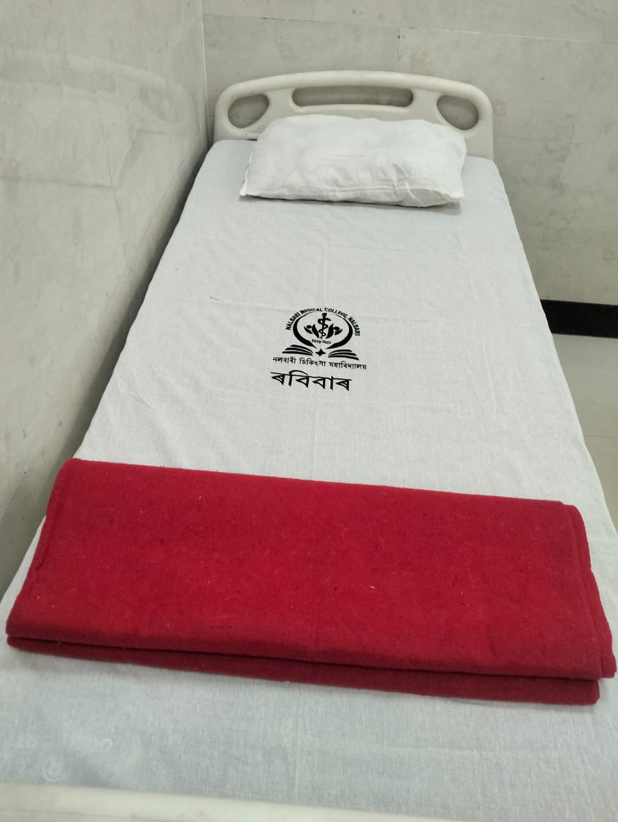 himantabiswa's tweet photo. Came across this innovative idea on the internet a few days back on mentioning week days in bed sheets &amp; immediately ordered its implementation.

We've introduced sheets with week days and colours mentioned so the same sheet is not repeated.

Your thoughts on this?

📍GMCH &amp; NMCH https://t.co/M5NIKYpI3Z