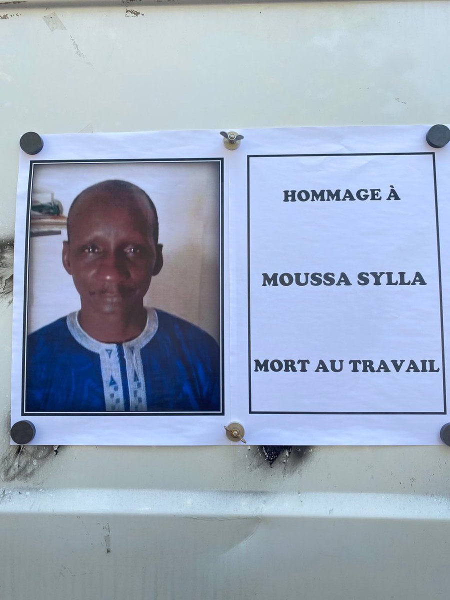 Il y a 2 ans et demi, Moussa Sylla, agent de nettoyage de l'Assemblée nationale, est mort d'un accident de travail.

La société sous-traitante vient d'être condamnée pour homicide involontaire. C'est un début.

À l'Assemblée et dans tout le pays, le combat doit continuer.