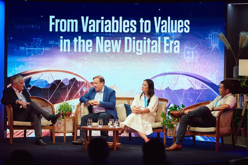 InfyConfluence's tweet photo. At #APACConfluence2025, industry leaders Michael Ruttledge, CIO & Head of Technology, Citizens Bank, Kieran Byrne, CTO, One NZ, and Yannie Onsen, Head of Credit & Sales, ANZ Bank, Institutional Technology Division, joined Andrew Duncan, CEO & Managing Partner, Infosys Consulting to explore how digital, cloud, #AI, and #sustainability are redefining business value in the new digital era. https://t.co/4fpSkvdijU
#InfosysConfluence #APACConfluence