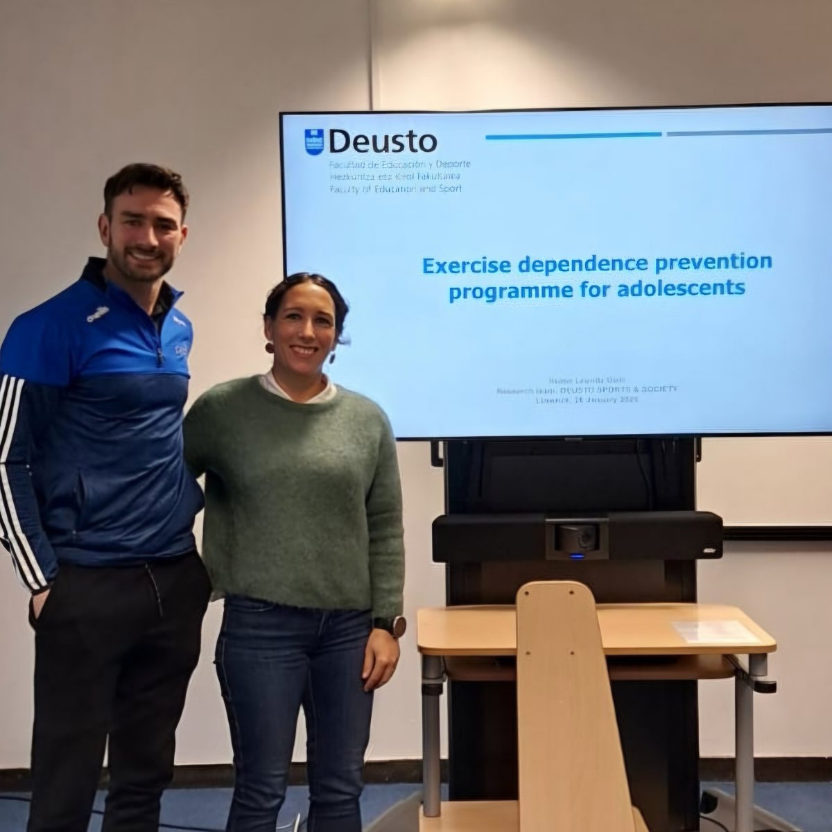 PEPAYS Ireland (@pepays_ireland) on Twitter photo PEPAYS Ireland were delighted to welcome Dr. Itsaso Leunda <a href="/deusto/">Universidad Deusto - Deustuko Unibertsitatea</a> for a guest lecture this week. Itsaso delivered a presentation on Exercise Dependence Prevention Programme for Adolescents. A recording will be made available on the PEPAYS Website in the coming days. #PEPAYS PEPAYS Ireland were delighted to welcome Dr. Itsaso Leunda <a href="/deusto/">Universidad Deusto - Deustuko Unibertsitatea</a> for a guest lecture this week. Itsaso delivered a presentation on Exercise Dependence Prevention Programme for Adolescents. A recording will be made available on the PEPAYS Website in the coming days. #PEPAYS
