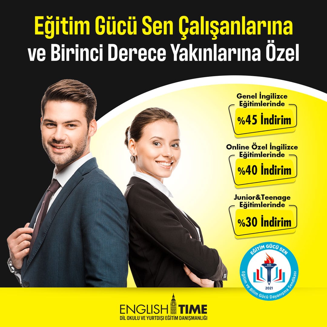 egitimgucusen's tweet photo. Eğitim Gücü SEN olarak English Time ile kurumsal anlaşma gerçekleştirdik!

Üyelerimiz ve 1. derece yakınları, Genel İngilizce, online birebir dersler ve Junior & Teenage programlarında %30’dan %45’e varan özel indirimlerden faydalanabilir.

Üyelerimizin her zaman yanında olmaya devam edeceğiz. 

Birlikte güçlüyüz, birlikte gelişiyoruz!

Detaylar için web sitemizi ziyaret edebilirsiniz.
📌📌📌
https://t.co/9Gvl1umELu

@englishtime_com