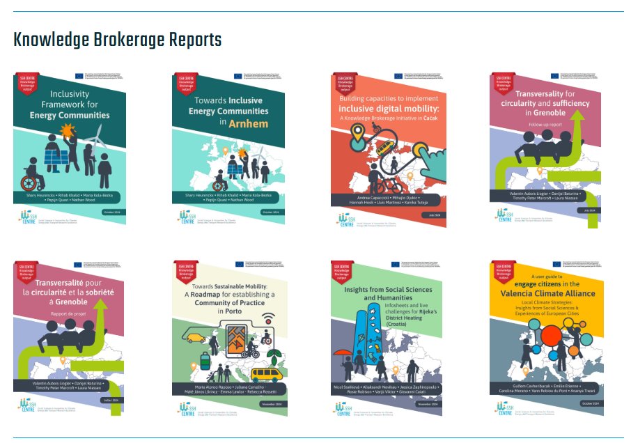 The final reports of the SSH CENTRE Knowledge Brokerage Programme are now live!🌍Dive into insights from six European cities on energy transitions, urban mobility &amp; local governance. Learn how SSH is bridging the gap between science &amp; policy💡
Read more👇
 sshcentre.eu/publications/