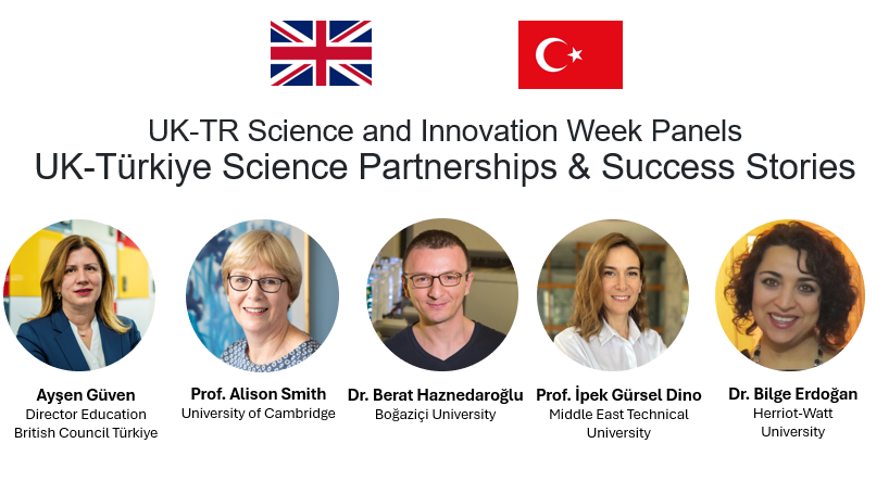 We want to inspire and guide future science partnerships by sharing the experiences and lessons learned by project leaders, moderated by <a href="/AysenGuven1/">Ayşen Güven</a> Director Education at <a href="/trBritish/">British Council Turkey</a>. Meet our stellar panelists from <a href="/UniBogazici/">Boğaziçi Üni.</a> <a href="/Cambridge_Uni/">Cambridge University</a> <a href="/METU_ODTU/">METU / ODTÜ</a> <a href="/HeriotWattUni/">Heriot-Watt University</a>