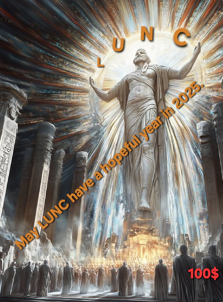 May LUNC have a hopeful year in 2025.
#TerraClassic #LUNC1DOLLAR #USTC1DOLLAR #USTCREPEG #LUNC #USTC