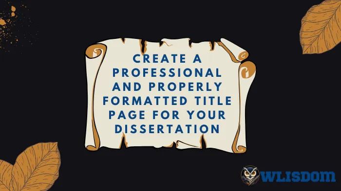 owlisdom's tweet image. Wondering how to create a dissertation title page? This first page sets the tone for your research, containing crucial elements like the dissertation title, student name, university, and supervisor details.
#CreateADissertationTitlePage, #Owlisdom, #TitlePageDesign,