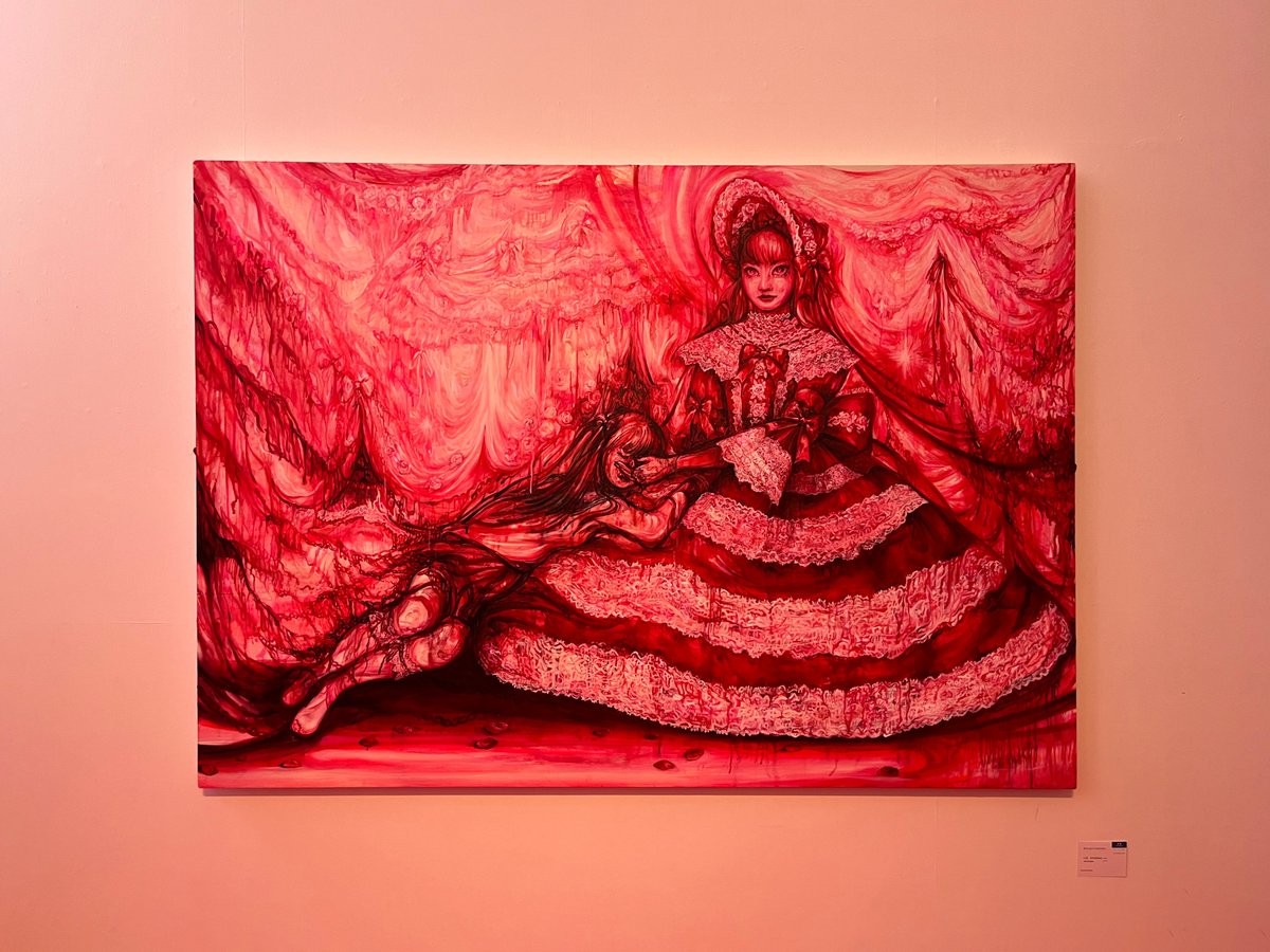 特殊サビ加工*東京藝大大学院卒*絵画作品 東京藝術大学油画卒業制作学内審査展 山本恵理の展示｜Saito Tsutomu
