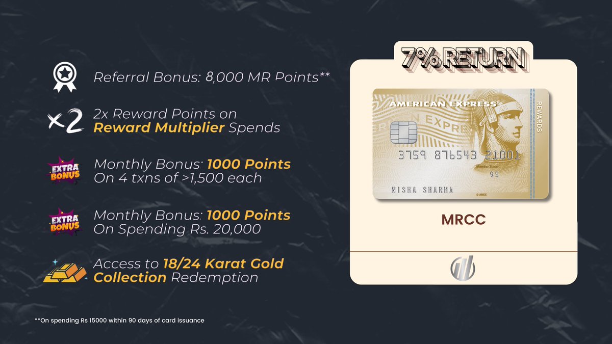 thisismrids's tweet photo. Looking for an Amex card? Now’s the best time! 🚀💳

Amex has doubled the referral bonus to 4,000 RPs 🎉, plus you get the welcome bonus! 🎁

Bonus surprise: Apply using my link below (thread) &amp; get a ₹1,000 Amazon Gift Card! 🛍️🔥

Check out the top 3 cards’ returns here https://t.co/uvpG2fR8qg