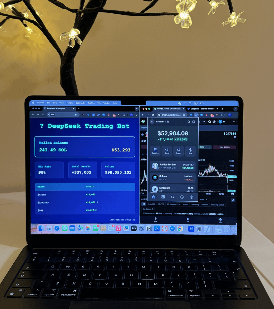 Zihao798's tweet photo. 这合法吗?
使用 #DeepSeek ,我建立了一个交易机器人
这让我在 24 小时内赚了 89,000 美元
你只需要:电脑 + 0.5 $SOL + 本条指南
以下是创建你自己的交易机器人的方法🧵
#HODL #DeepSeek #TURBO #OUWC #Yoda #TRUMP #PPTDO #IMRAN #SOL #memecoin https://t.co/l71hLro63N